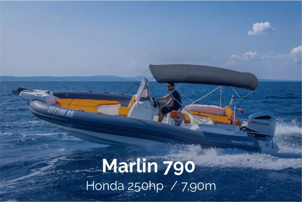Marlin 790, Honda 200hp, 7,9 m